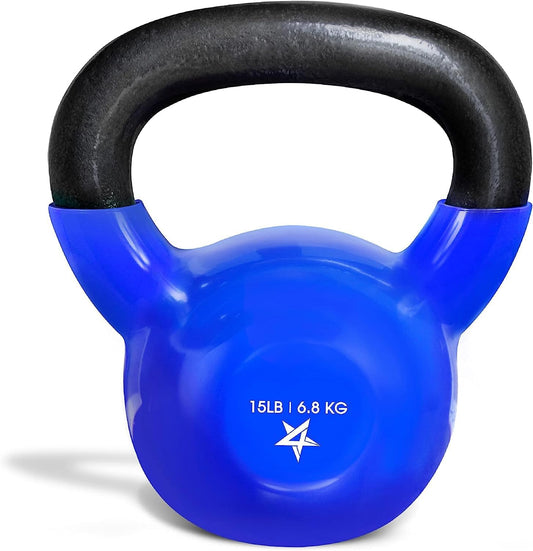 Kettlebells Vinyl Coated Cast Iron for Dumbbell