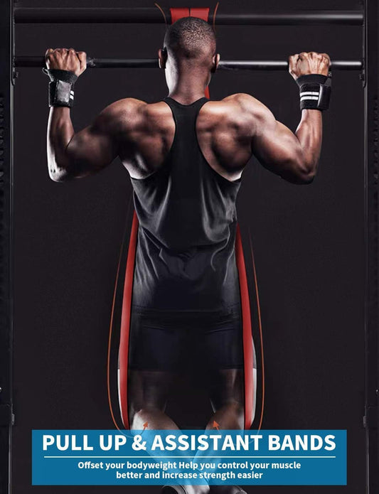Pull Up Bands, Resistance Bands, Pull Up Assistance Bands Set for Men & Women